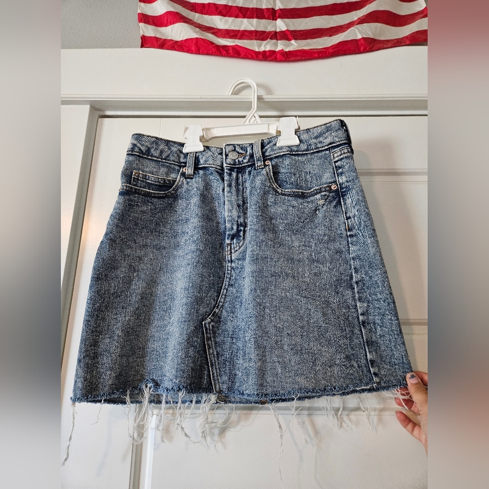 Wild Fable Blue Denim Skirt